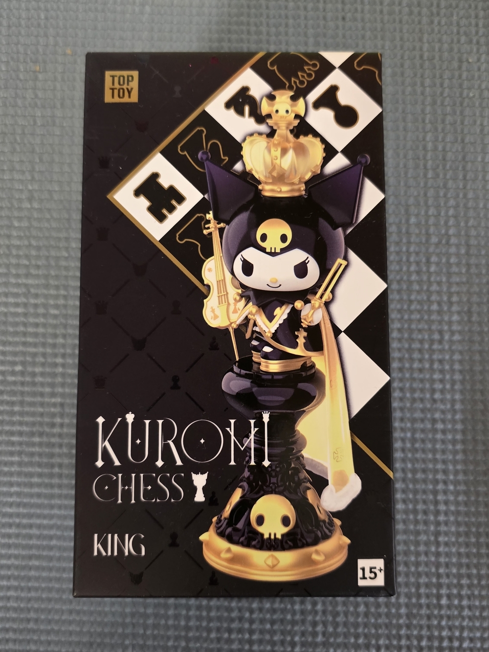 Kuromi Chess Figure - Black & Gold - NIB Blind Box